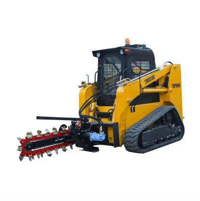 Skid Steer Loader With Trencher