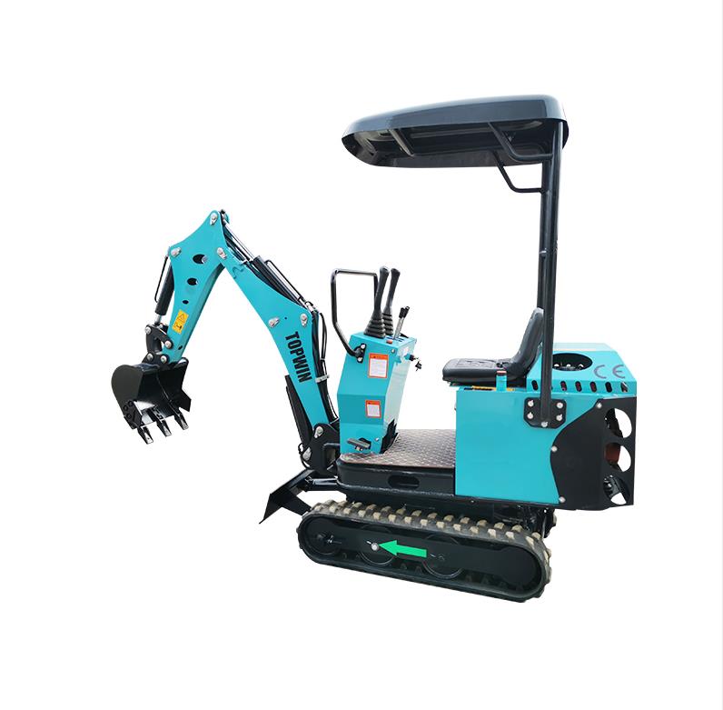 Mini Excavator With Auger Attachments